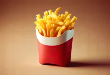 Combien il y a de calories dans les frites ? calories des frites